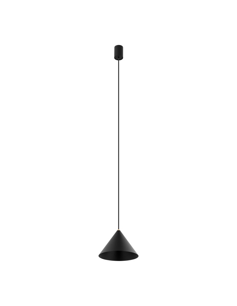 Pendant lamps - Nowodvorski ZENITH S Ceiling Pendant Max wattage 1 x 35W GU10 Black 7996 - product kolory-swiatla.pl 1