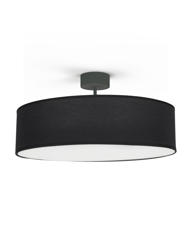 Ceiling lamps with lampshade - Nowodvorski VIOLET Ceiling Plafond/Suspended Max wattage 25W only LED E27 Black 7961 - product kolory-swiatla.pl 1