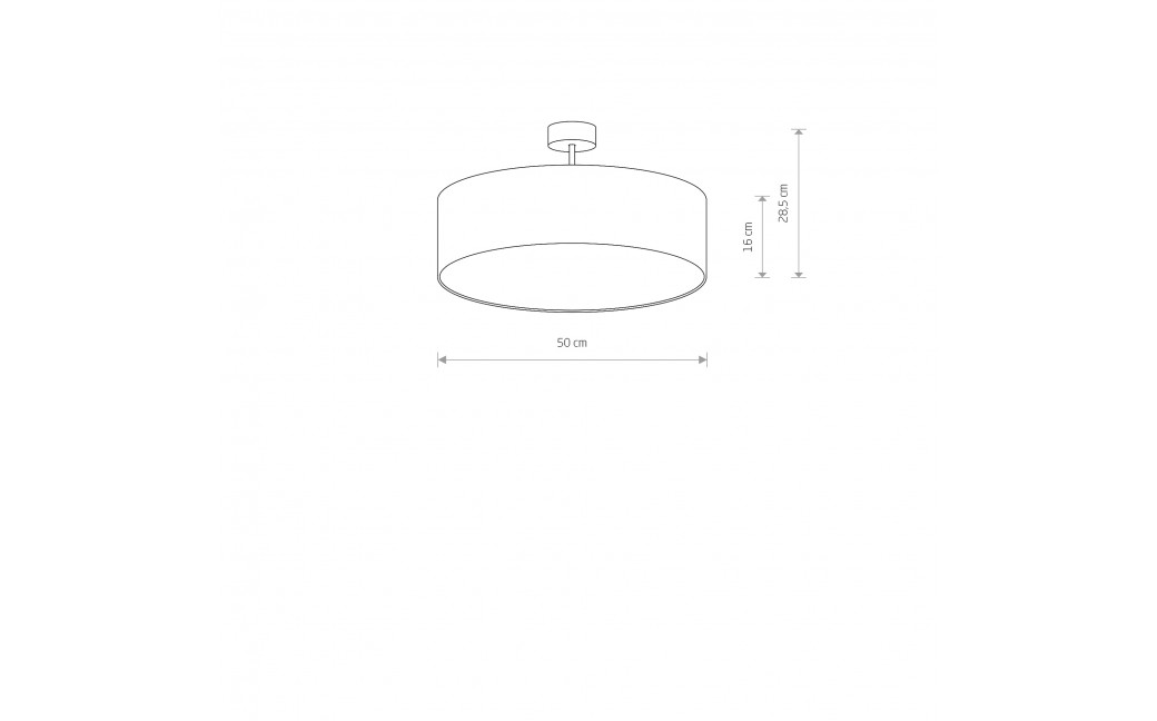 Nowodvorski VIOLET Sufitowa Plafon/Przysufitowa Max moc 25W only LED E27 Czarny 7961