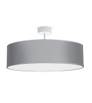 Ceiling lamps with lampshade - Nowodvorski VIOLET Ceiling Plafond/Suspended Max wattage 25W only LED E27 Grey 7960 - product 1