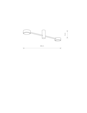 Nowodvorski ORBIT Sufitowa Plafon Max moc 2x8W GX53  Biały 7938 - produkt 2