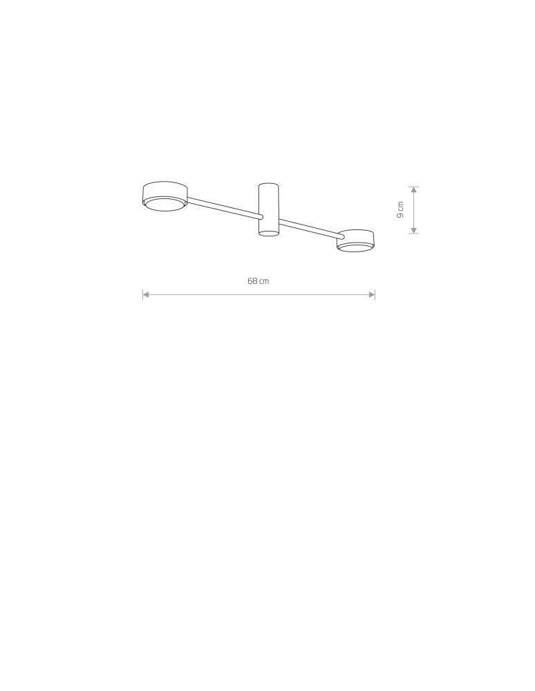 Modern ceiling lamps - Nowodvorski ORBIT Ceiling Plafond Max power 2x8W GX53 White 7938 - product kolory-swiatla.pl 2