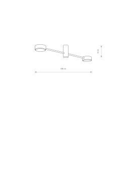 Nowodvorski ORBIT Sufitowa Plafon Max moc 2x8W GX53 Biały 7938 - produkt 2
