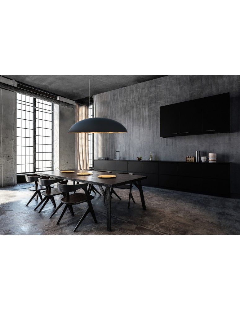 Pendant lamps - Nowodvorski CANOE Suspended Ceiling Max power 5x40W E27 Black 7926 - product kolory-swiatla.pl 5