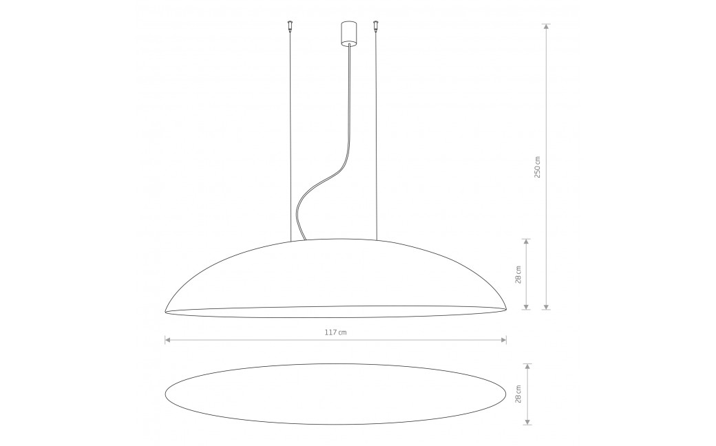 Nowodvorski CANOE Sufitowa Wisząca Max moc 5x40W E27 Biały 7927