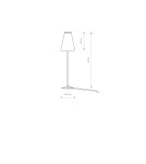 Nowodvorski TRIFLE Stołowa Max moc 10W only LED Szary 7760 Nowodvorski TRIFLE Stołowa Max moc 10W only LED Szary 7760