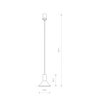 Pendant lamps - Nowodvorski HERMANOS Ceiling Pendant Max wattage 10W only LED GU10 White 8040 - product 4