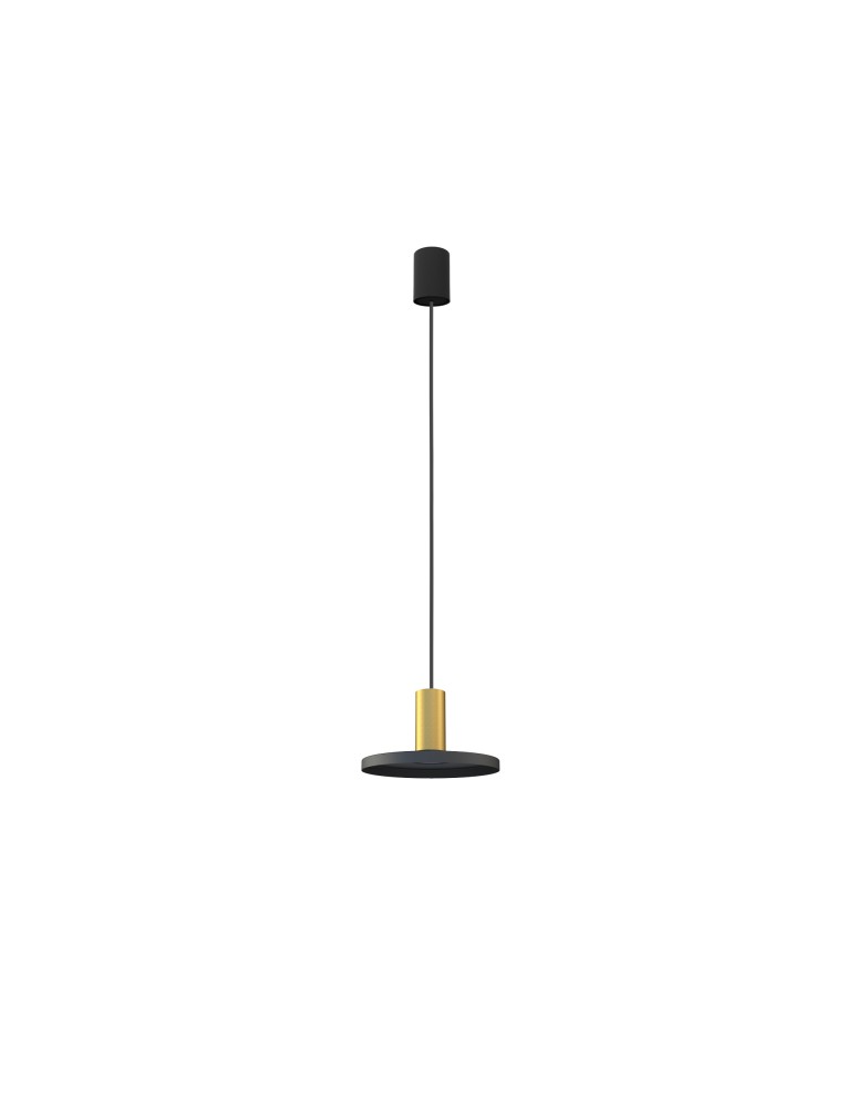 Pendant lamps - Nowodvorski HERMANOS Ceiling Pendant Max wattage 10W only LED GU10 Black 8100 - product kolory-swiatla.pl 1