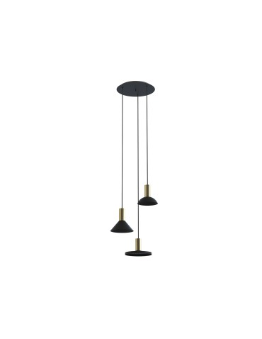 Nowodvorski HERMANOS Ceiling Pendant Max wattage 10W only LED GU10 Black 8030