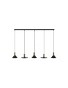 Nowodvorski HERMANOS Ceiling Pendant Max wattage 10W only LED GU10 Black 8032