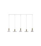Pendant lamps on a strip - Nowodvorski HERMANOS Ceiling Pendant Max wattage 10W only LED GU10 White 8033 - product 1