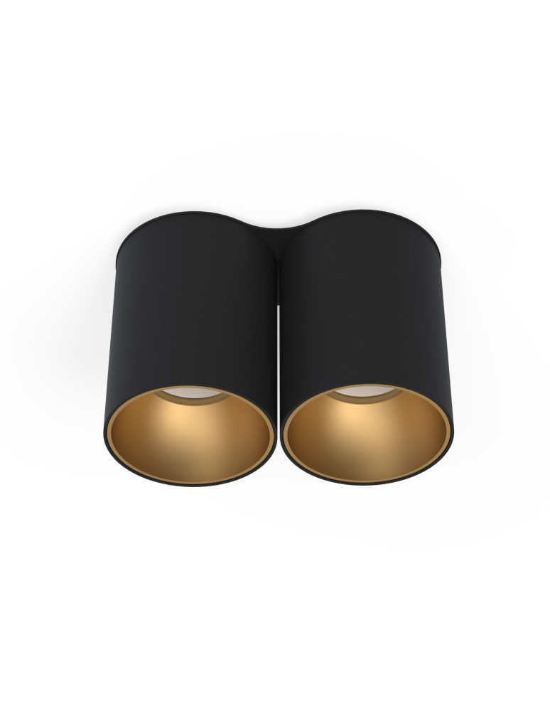 Ceiling luminaires for replaceable light source - Nowodvorski EYE TONE Spot Surface Mounted Max wattage 10W only LED GU10 Black 8087 - product kolory-swiatla.pl 1