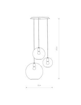 Nowodvorski SPHERE Suspended Ceiling Max power 40W E27 Transparent 7788 - product 2