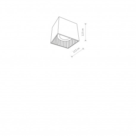 Nowodvorski GROOVE Spot Natynkowa Max moc 75W GU10 ES111 Czarny 7792