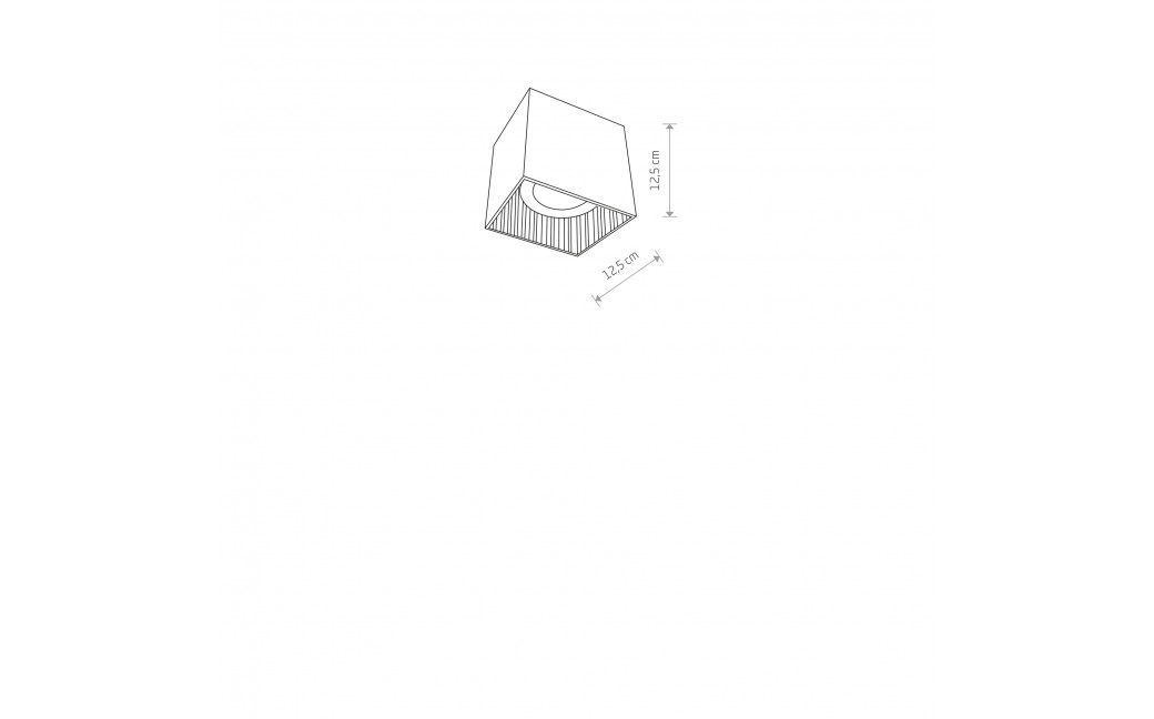 Nowodvorski GROOVE Spot Natynkowa Max moc 75W GU10 ES111 Czarny 7792