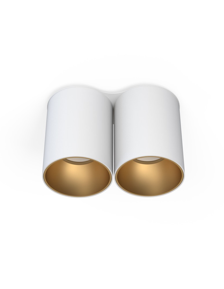 Ceiling luminaires for replaceable light source - Nowodvorski EYE TONE Spot Surface Mounted Max wattage 10W only LED GU10 White 7665 - product kolory-swiatla.pl 1