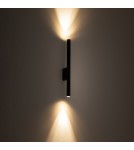 Tube wall lamps - Nowodvorski LASER Wall lamp Max power 10W only LED G9 Black 8047 - product 2