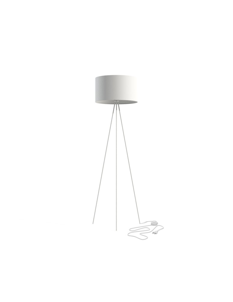 Tripod floor lamps - Nowodvorski CADILAC Floor Max wattage 40W E27 White 8191 - product kolory-swiatla.pl 1
