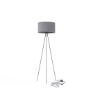 Tripod floor lamps - Nowodvorski CADILAC Floor Max power 40W E27 Grey 7992 - product 1
