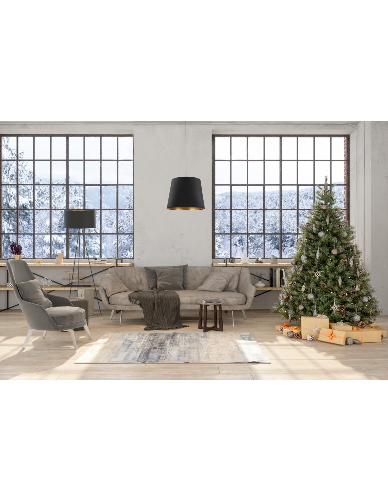 Tripod floor lamps - Nowodvorski CADILAC Floor Max Power 40W E27 Black-Gold 7991 - product kolory-swiatla.pl 3