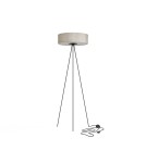 Tripod floor lamps - Nowodvorski CADILAC Floor Max wattage 25W only LED E27 Grey 8190 - product 1