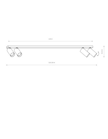 Nowodvorski MONO Reflektor/Spot Max moc 10W only LED GU10  Biały 7776 - produkt 2