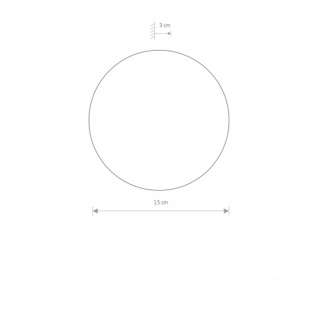 Nowodvorski RING LED S Ścienna Kinkiet Max moc 7W LED Czarny 7634