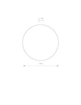 Nowodvorski RING LED S Wall lamp Max power 7W LED Black 7634 - product 2