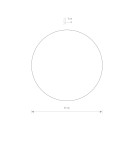 Wall lamps - Nowodvorski RING LED M Wall lamp Max power 9W LED White 7638 - product 2