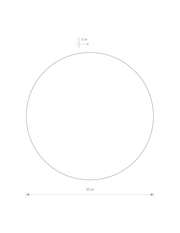 Nowodvorski RING LED L Ścienna Kinkiet Max moc 12W LED  Biały 7640 - produkt 2