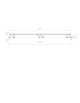 Nowodvorski MONO Spotlight/Spot Max power 10W only LED GU10 Brass 7785 - product 2