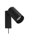 View Nowodvorski MONO Wall lamp adjustable with switch Max power 10W only LED GU10 Black 7786