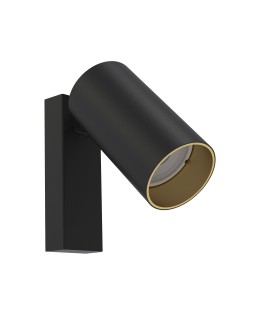 Nowodvorski MONO Ścienna Kinkiet regulowane z włącznikiem Max moc 10W only LED GU10  Czarny 7764