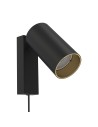 Nowodvorski MONO Ścienna Kinkiet regulowane z włącznikiem Max moc 10W only LED GU10  Czarny 7765