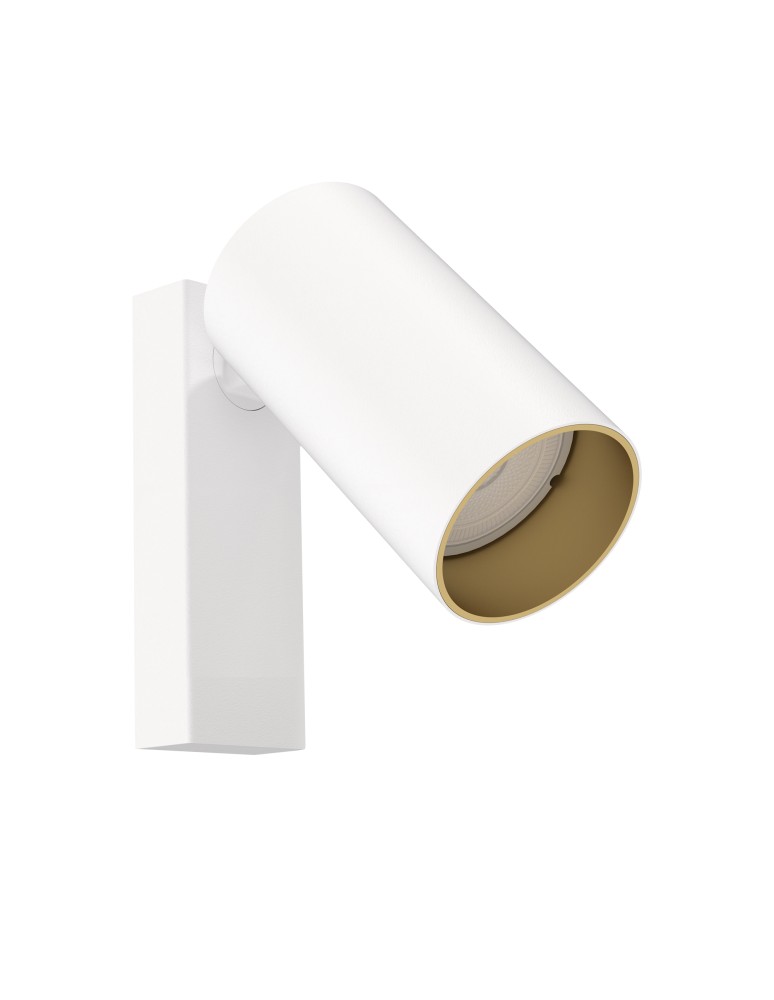 Adjustable wall lamps - Nowodvorski MONO Wall lamp adjustable with switch Max power 10W only LED GU10 White 7772 - product kolory-swiatla.pl 1