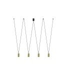 Pendant lamps - Nowodvorski MORE EYE Ceiling Pendant Max power 10W only LED GU10 Brass 7610 - product 1