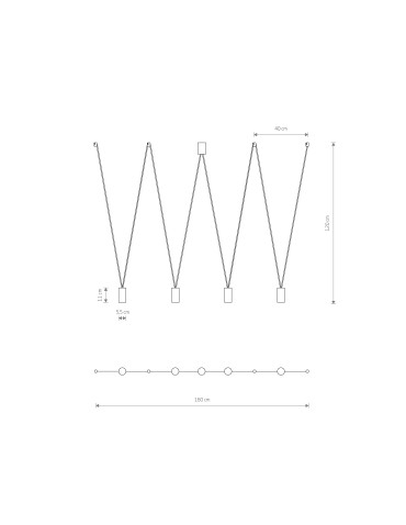 Nowodvorski MORE EYE Ceiling Pendant Max power 10W only LED GU10 Brass 7610 - product 2