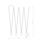 Pendant lamps - Nowodvorski MORE EYE Ceiling Pendant Max power 10W only LED GU10 Brass 7610 - product 3