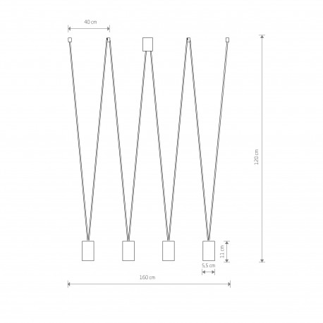 Nowodvorski MORE EYE Sufitowa Wisząca Max moc 10W only LED GU10 Mosiądz 7610