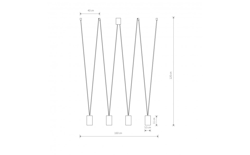 Nowodvorski MORE EYE Sufitowa Wisząca Max moc 10W only LED GU10 Mosiądz 7610