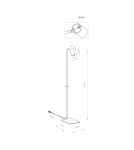 Youth floor lamps - Nowodvorski MONO Floor Max wattage 10W only LED GU10 Black 7707 - product 2