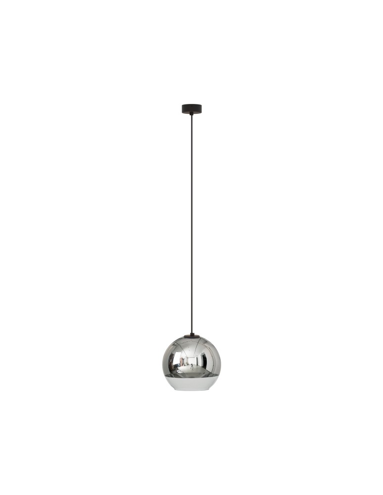 Pendant lamps - Nowodvorski GLOBE PLUS S Ceiling Pendant Max power 60W E27 Chrome 7605 - product kolory-swiatla.pl 1