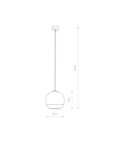 Nowodvorski GLOBE PLUS S Sufitowa Wisząca Max moc 60W E27  Chrom 7605 - produkt 2