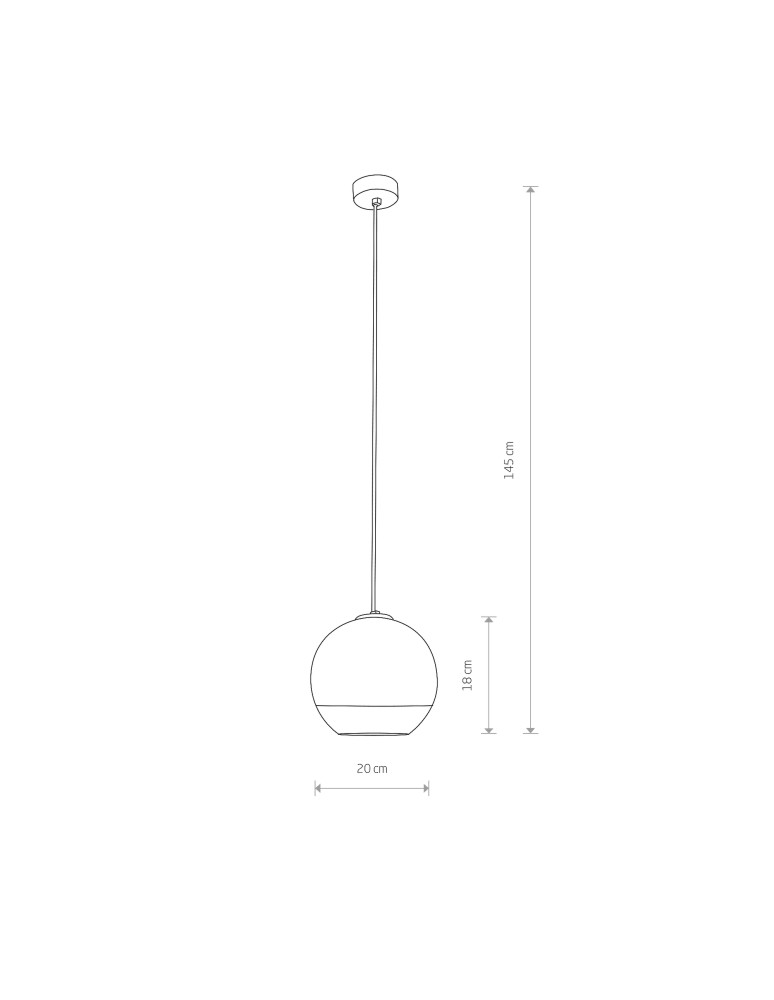 Pendant lamps - Nowodvorski GLOBE PLUS S Ceiling Pendant Max power 60W E27 Chrome 7605 - product kolory-swiatla.pl 2