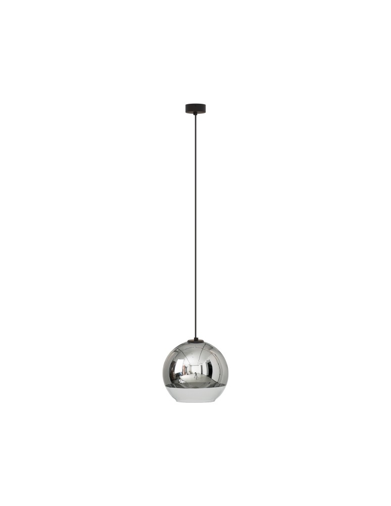 Pendant lamps - Nowodvorski GLOBE PLUS M Suspended Ceiling Max power 60W E27 Chrome 7606 - product kolory-swiatla.pl 1