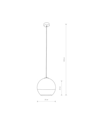 Nowodvorski GLOBE PLUS M Sufitowa Wisząca Max moc 60W E27  Chrom 7606 - produkt 2