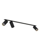 Recessed ceiling spotlights - Nowodvorski MONO SURFACE Flush Mounted Spot Max wattage 10W only LED GU10 Black 7691 - product 1