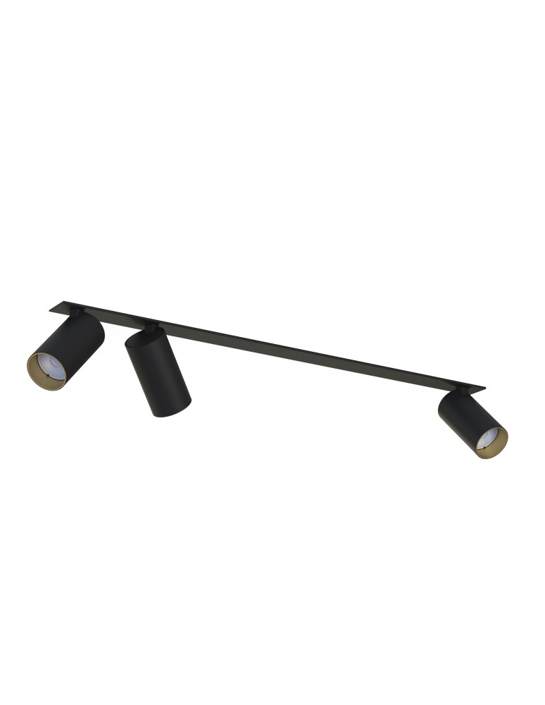 Recessed ceiling spotlights - Nowodvorski MONO SURFACE Flush Mounted Spot Max wattage 10W only LED GU10 Black 7691 - product kolory-swiatla.pl 1