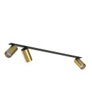 Recessed ceiling spotlights - Nowodvorski MONO SURFACE Flush Mounted Spot Max power 10W only LED GU10 Brass 7746 - product 1