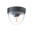 Outdoor ceiling lamps - Nowodvorski NOOK Outdoor Ceiling Plafond Max power 1X10W only LED E27 IP44 Graphite 7965 - product 1